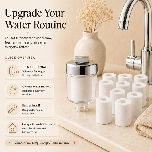 SoftRitual Universal Tap and Shower Filter for hard water