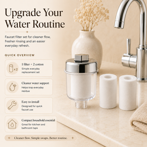 Universal Shower & Tap Filter | Removes Chlorine & Limescale for Hard Water 2