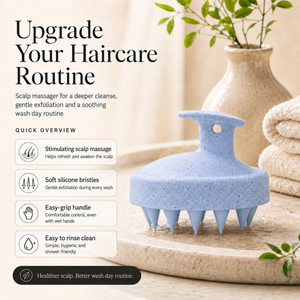 Scalp Massage Brush | Silicone Shampoo Brush for Healthier Hair 3