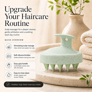 Scalp Massage Brush | Silicone Shampoo Brush for Healthier Hair 4