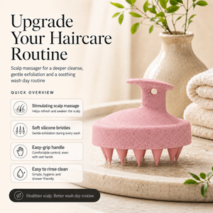 Scalp Massage Brush | Silicone Shampoo Brush for Healthier Hair 2