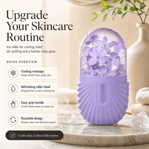 Ice Face Roller | De-Puffing Facial Massage Tool 4