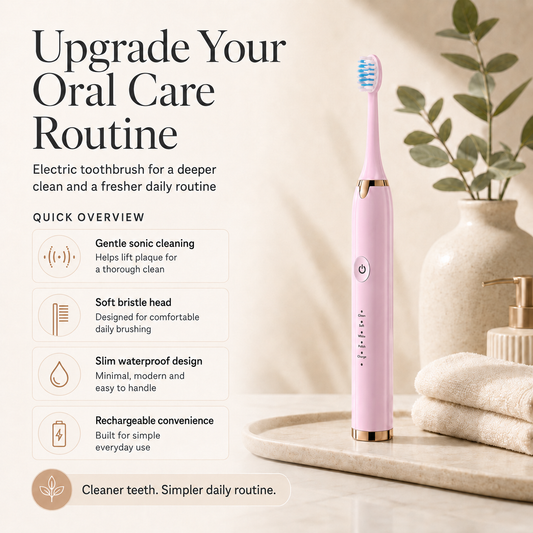 SoftRitual Electric Toothbrush ultrasonic cleaning