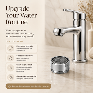 Brass Tap Aerator | Replaceable Filter for Hard Water & Limescale 3