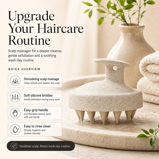 SoftRitual Scalp Massage Brush silicone shampoo brush